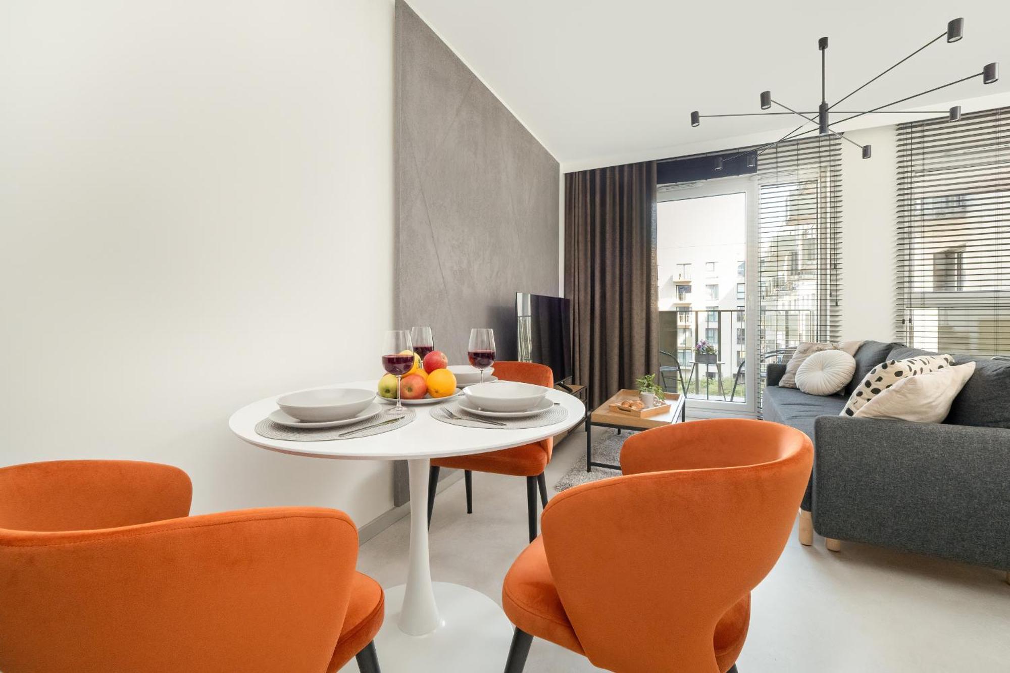 Luksusowe Studio W Lodzi Z Biurkiem, Balkonem I Klimatyzatorem By Renters Prestige Exteriér fotografie
