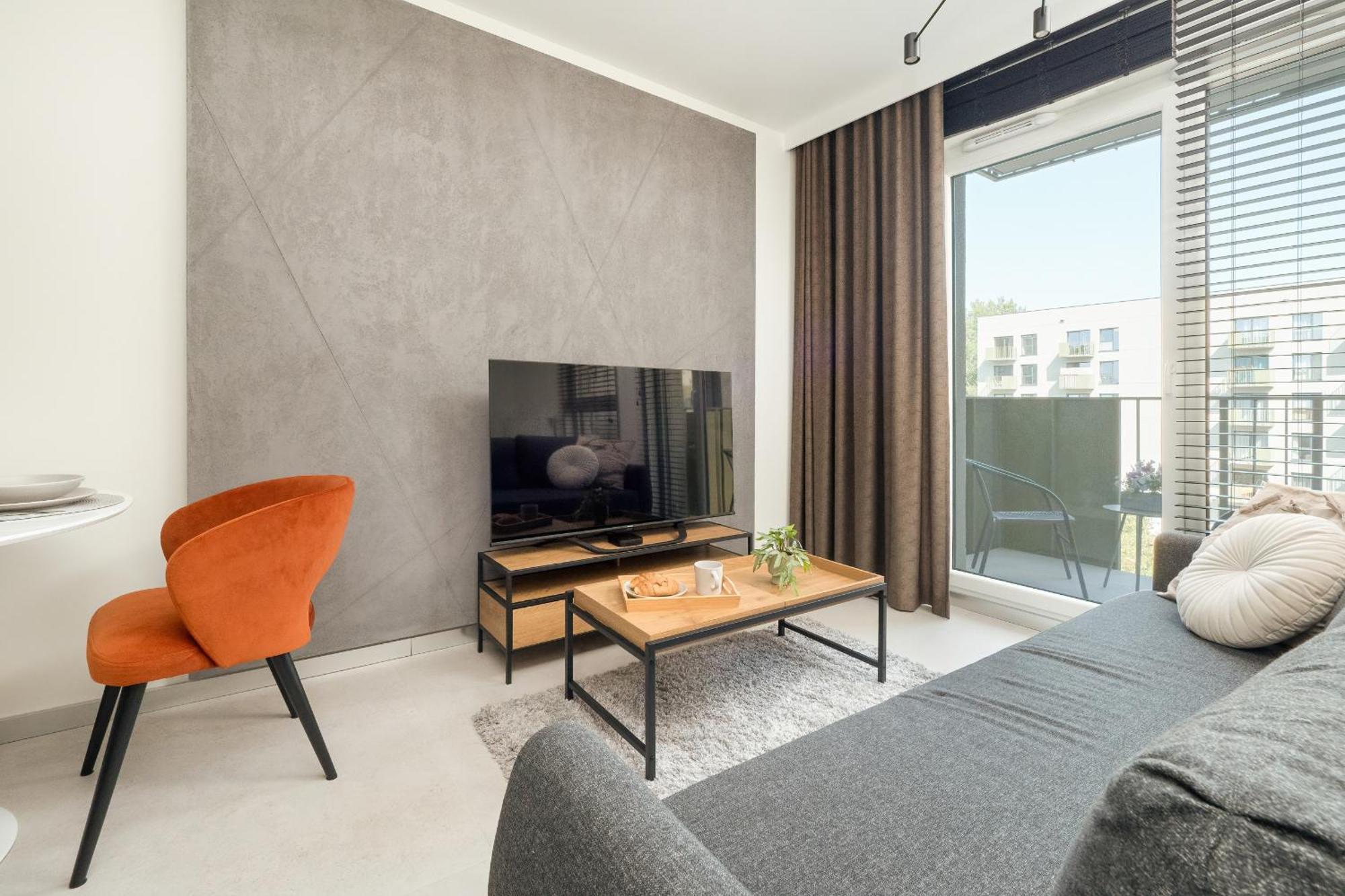 Luksusowe Studio W Lodzi Z Biurkiem, Balkonem I Klimatyzatorem By Renters Prestige Exteriér fotografie